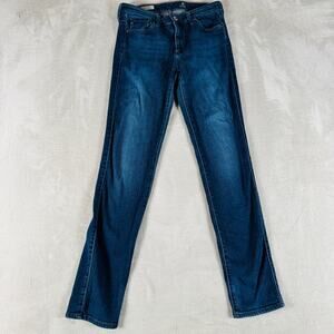 Adriano Goldschmied Jeans Women 27R Dark Wash Blue Denim Prima Midrise Cigarette